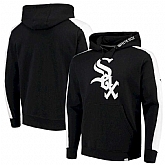Men's Chicago White Sox Fanatics Branded Iconic Fleece Pullover Hoodie Black & White